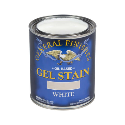 General Finishes Oil Based Gel Stain Quart White