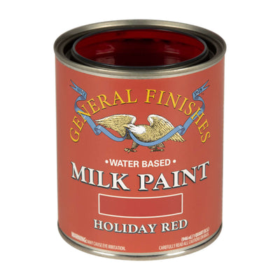 General Finishes Milk Paint Holiday Red Quart