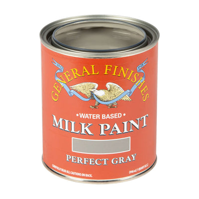 General Finishes Milk Paint Perfect Gray Quart