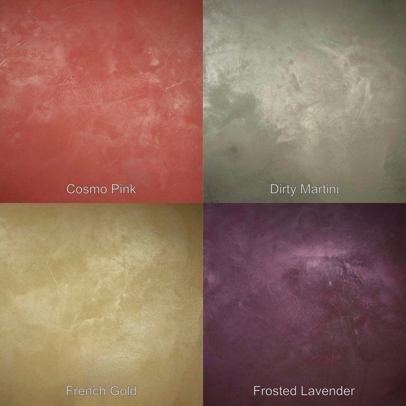 Golden Paintworks Metallic Texture Plaster Color Chart Cosmo Pink