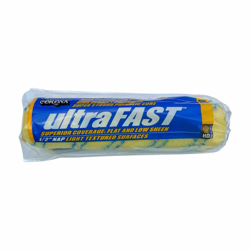 Corona UltraFast Roller Sleeve - 9 inch / 1/2 inch - Paint 