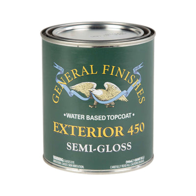 General Finishes Exterior 450 Water Based Topcoat Semi-Gloss