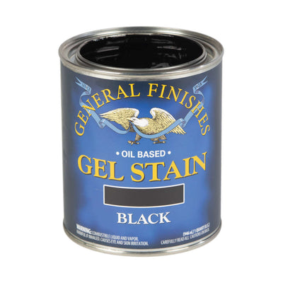 General Finishes Oil Based Gel Stain Quart Black