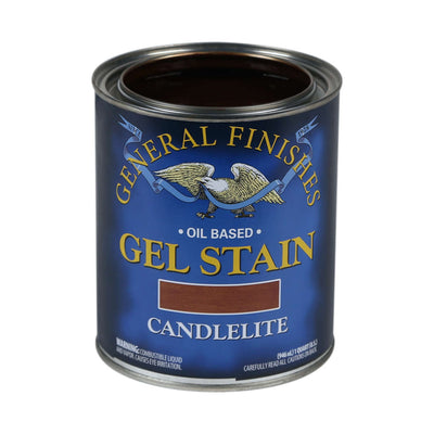 General Finishes Oil Based Gel Stain Quart Candleite