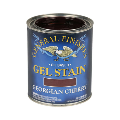 General Finishes Oil Based Gel Stain Quart Georgian Cherry