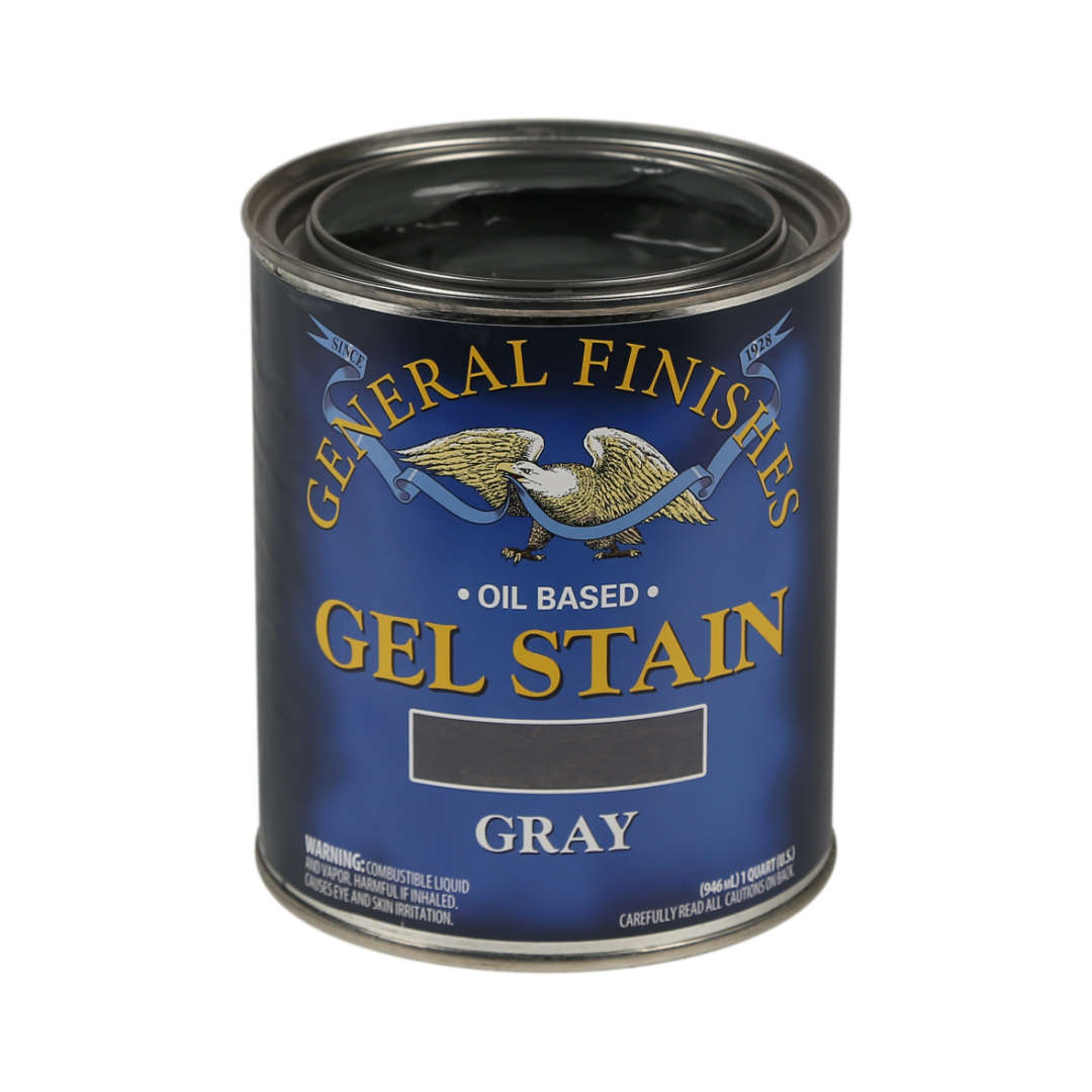 Gel Stain, Oil Based, Ash Gray, Quart