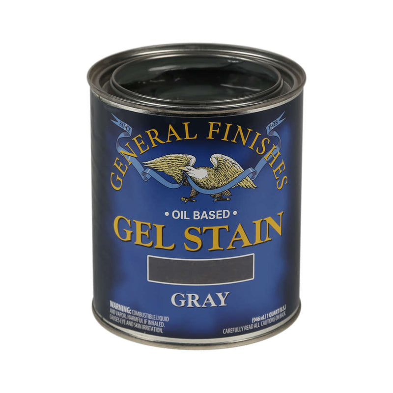 General Finishes Oil Based Gel Stain Quart Gray