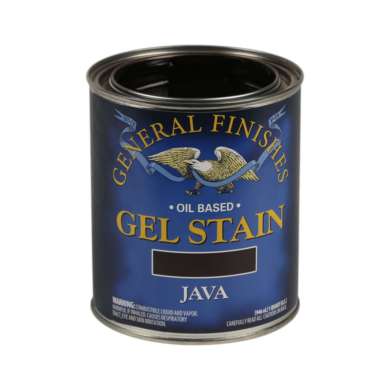 General Finishes Oil Based Gel Stain Quart Java