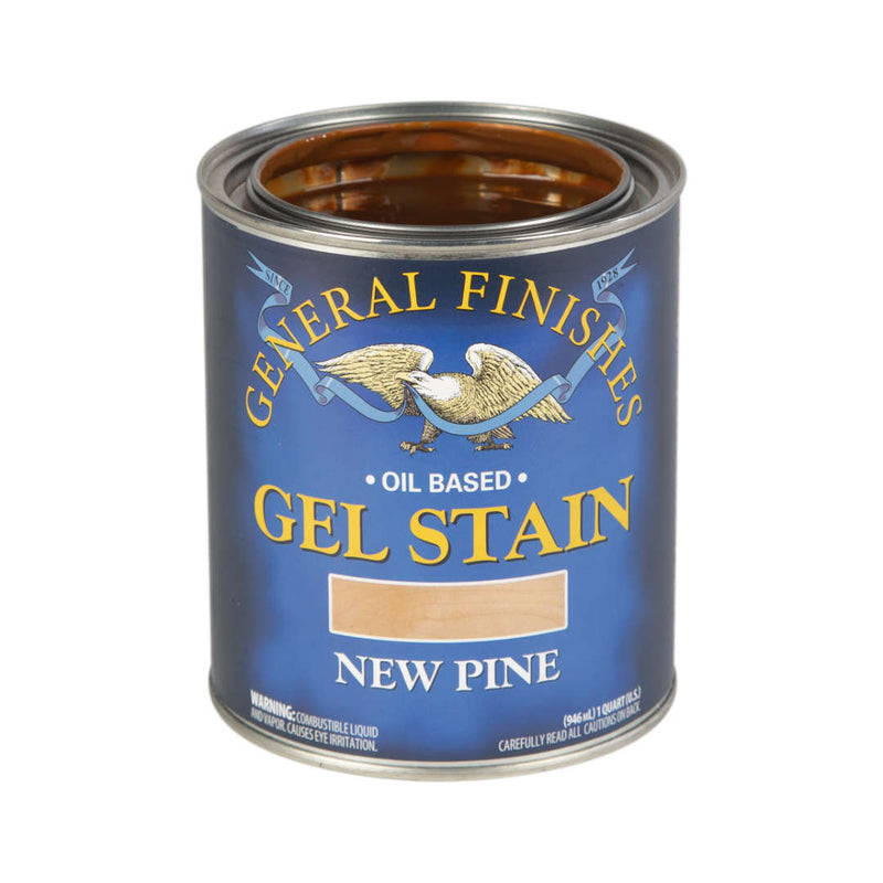General Finishes Oil Based Gel Stain Quart New Pine
