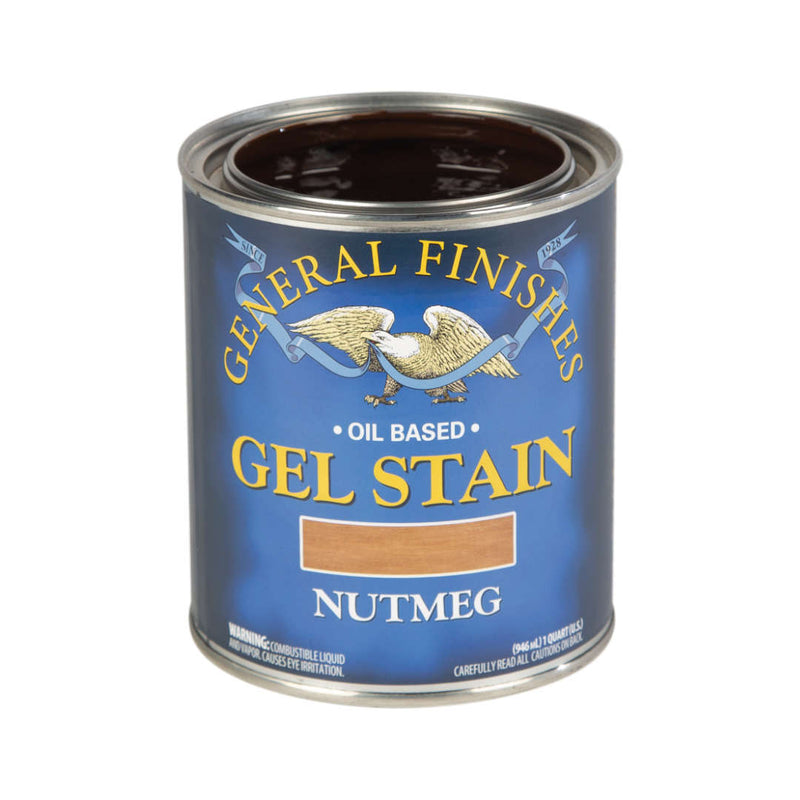 General Finishes Oil Based Gel Stain Quart Nutmeg