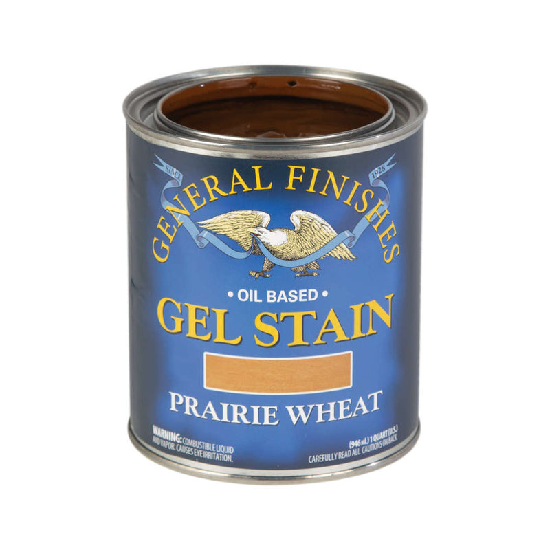General Finishes Oil Based Gel Stain Quart Prairie Wheat
