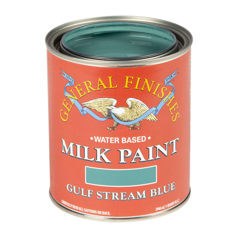 General Finishes Milk Paint Gulf Stream Blue Quart