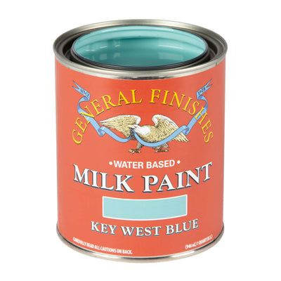 General Finishes Milk Paint Key West Blue Quart