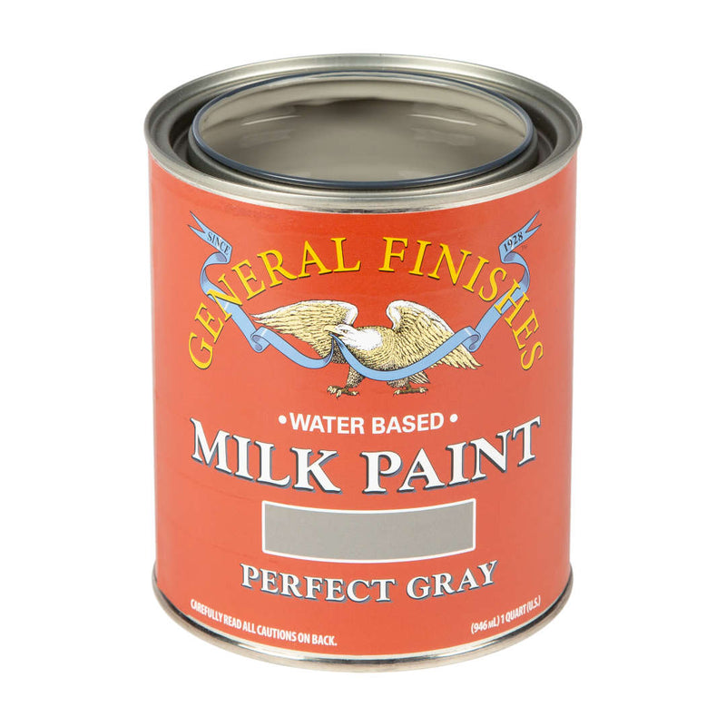 General Finishes Milk Paint Perfect Gray Quart