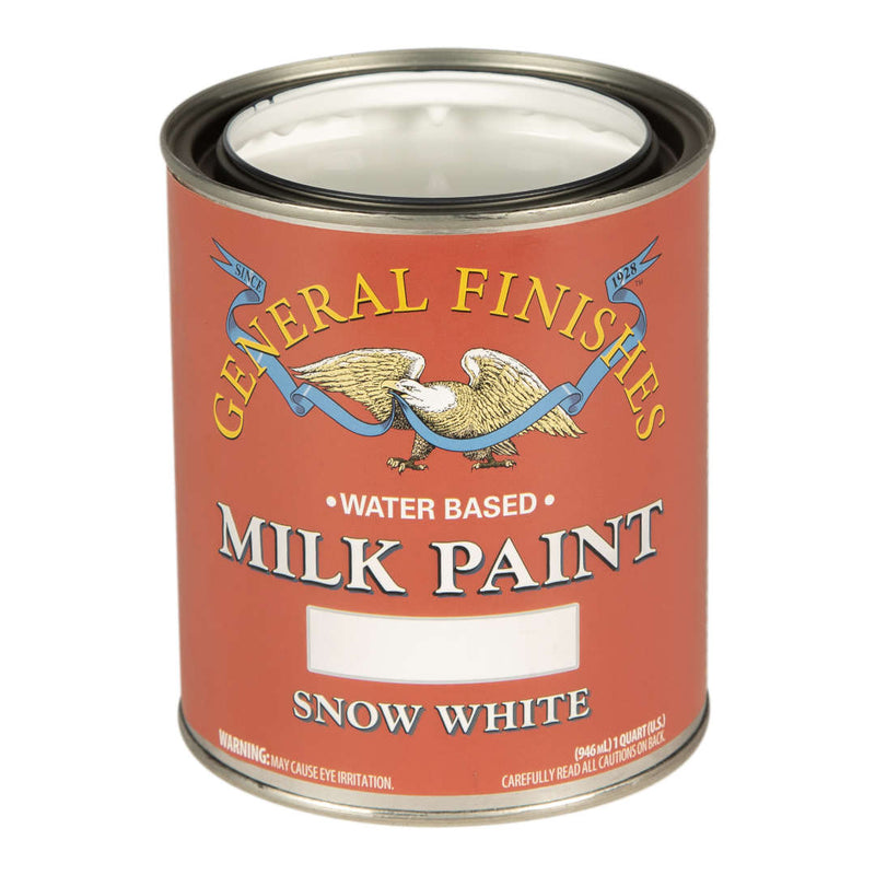 General Finishes Milk Paint Snow White Quart