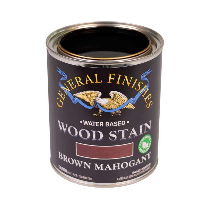 General Finishes Water Based Stain - Brown Mahogany - 