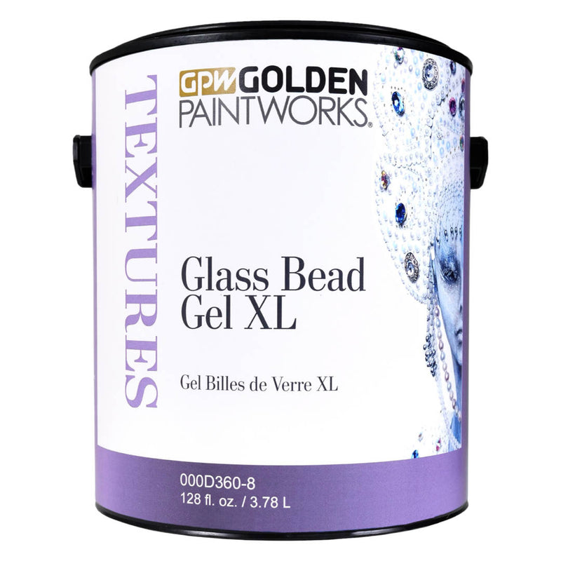 Golden Paintworks Glass Bead Gel - Gallon / XL Bead - Glass 