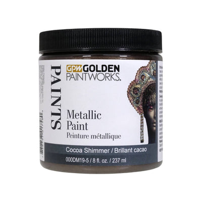 Golden Paintworks Water Based Metallic Paint 000DM19-5 Cocoa Shimmer 8 oz