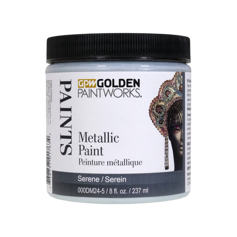Golden Paintworks Water Based Metallic Paint 000DM24-5 Serene 8 oz