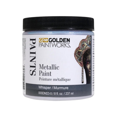 Golden Paintworks Water Based Metallic Paint 000DM23-5 Whisper 8 oz