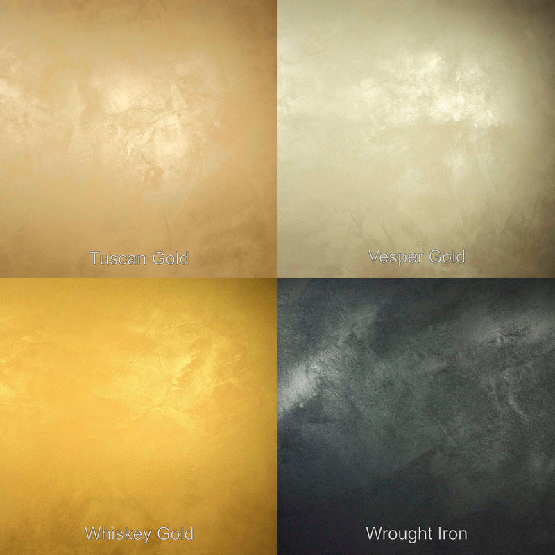 Golden Paintworks Metallic Texture Plaster Color Chart Tuscan Gold