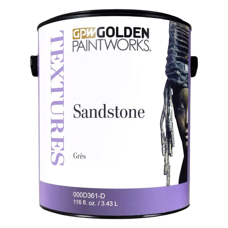 Golden Sandstone Acrylic Texture