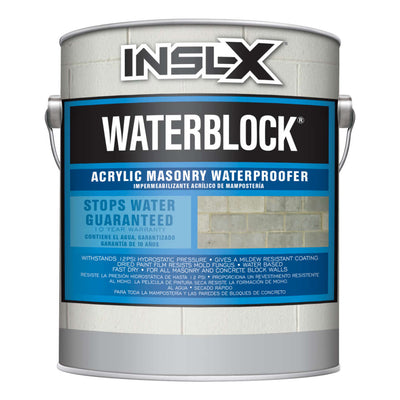 Insl-x WaterBlock Acrylic Masonry Waterproofer Flat AMW-1000
