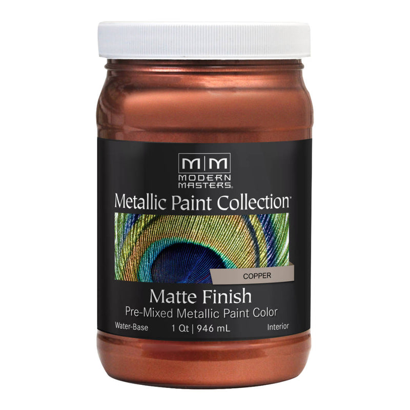 Modern Masters Matte Metallic Paint 32oz MM195 Copper