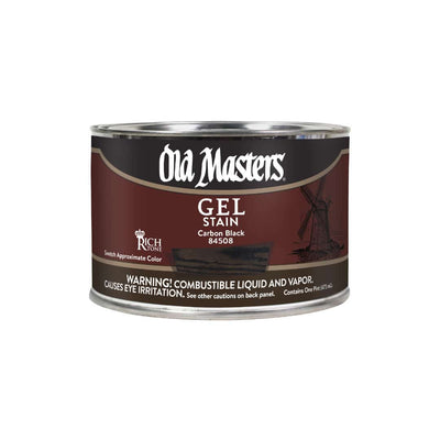 Old Masters Oil Based Gel Stain - Pint / Carbon Black - 