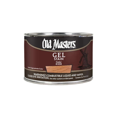 Old Masters Oil Based Gel Stain - Pint / Cedar - Stains