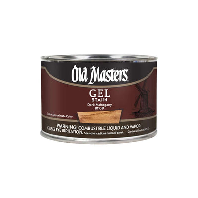 Old Masters Oil Based Gel Stain - Pint / Dark Mahogany - 