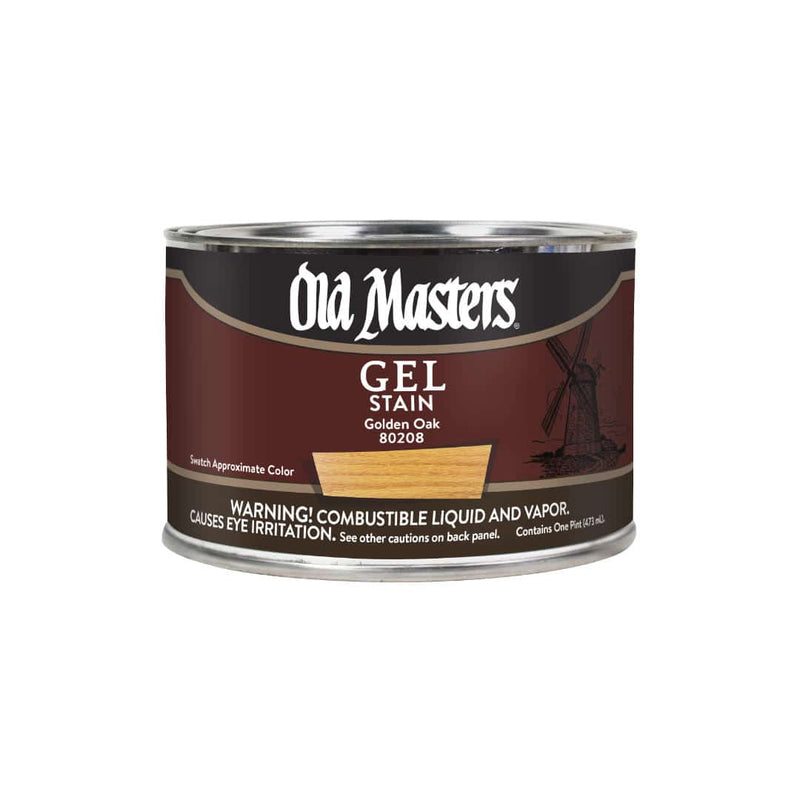 Old Masters Oil Based Gel Stain - Pint / Golden Oak - Stains