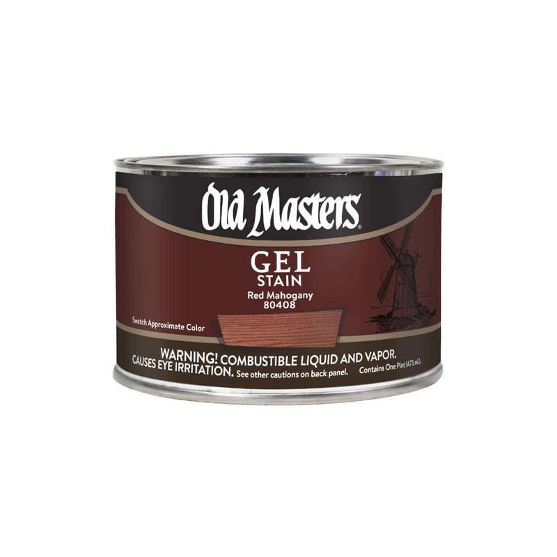 Old Masters Oil Based Gel Stain - Pint / Red Mahogany - 