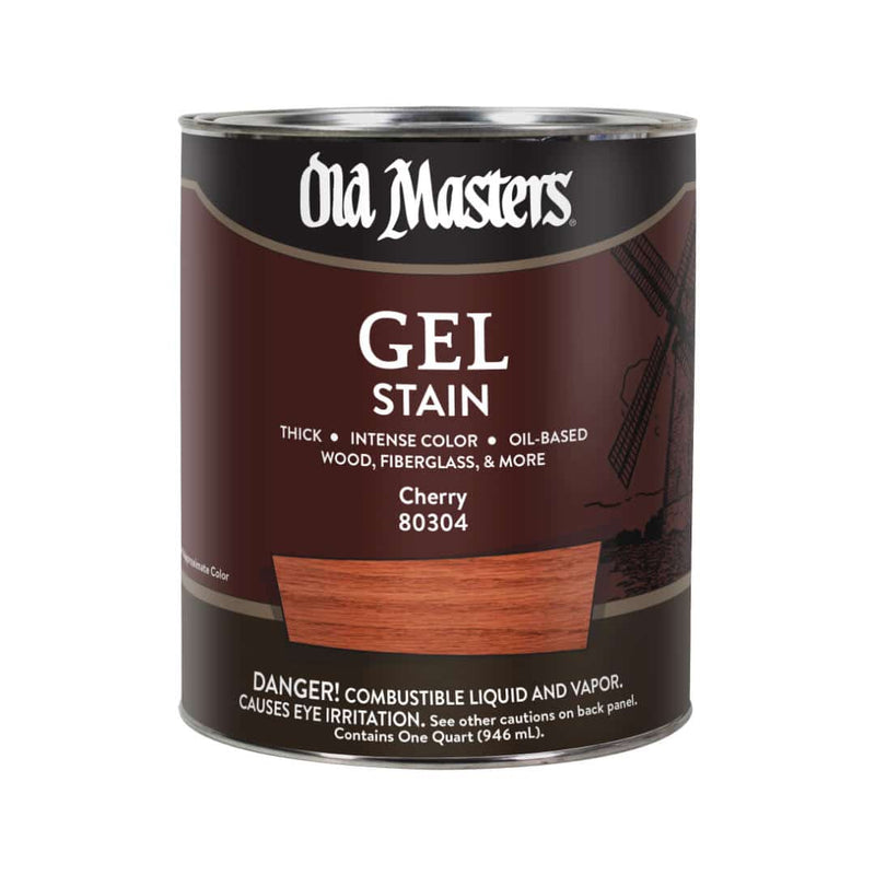 Old Masters Oil Based Gel Stain - Quart / Cherry - Stains
