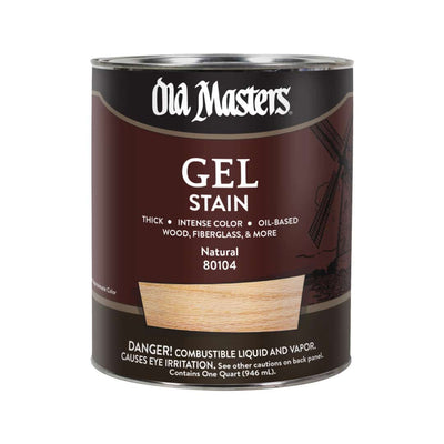 Old Masters Oil Based Gel Stain - Quart / Natural - Stains