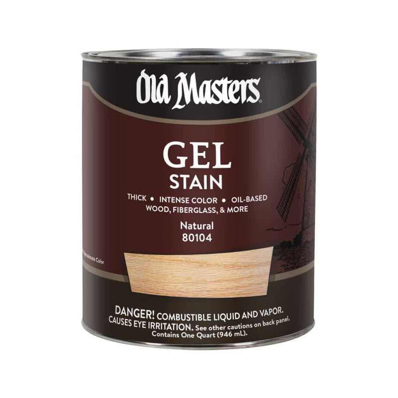 Old Masters Oil Based Gel Stain - Quart / Natural - Stains