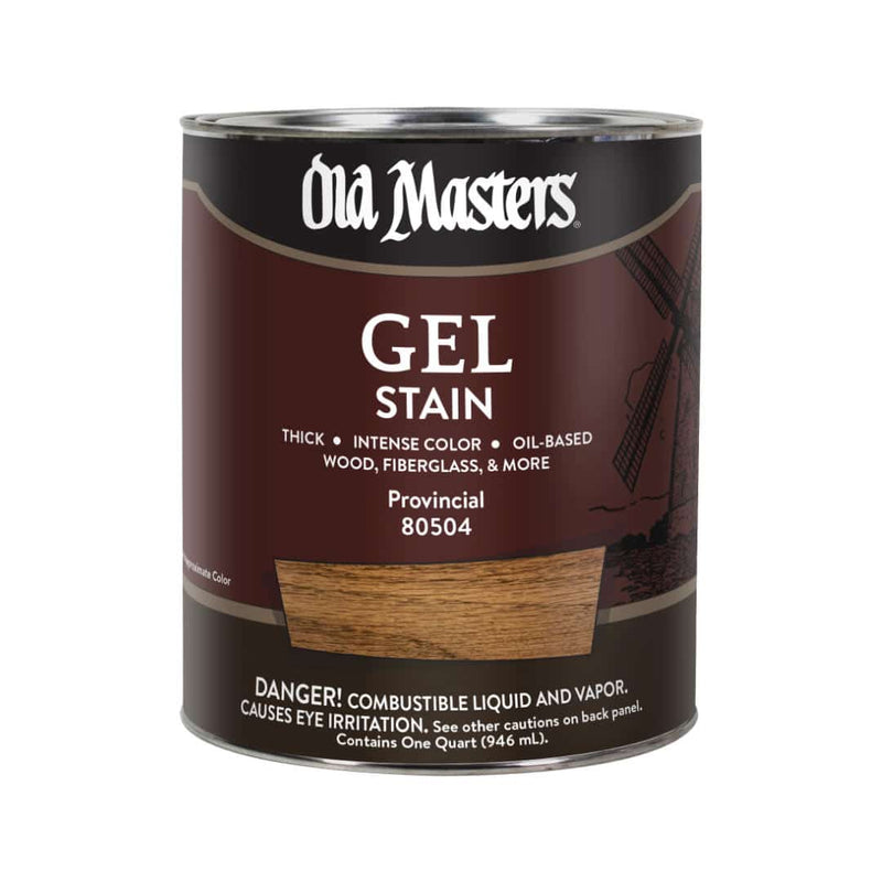 Old Masters Oil Based Gel Stain - Quart / Provincial - 