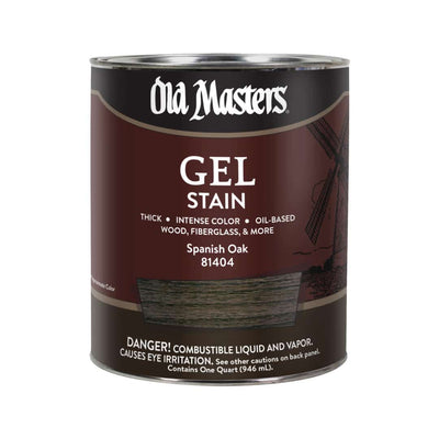 Old Masters Oil Based Gel Stain - Quart / Spanish Oak - 