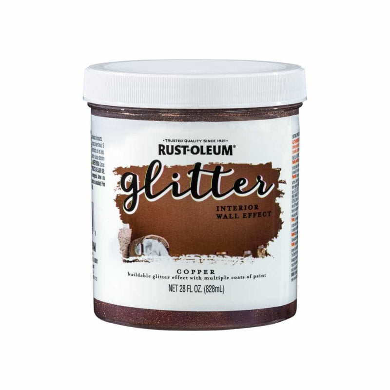 Rust Oleum Glitter Paint - 28 oz / Copper - Glitter Paint