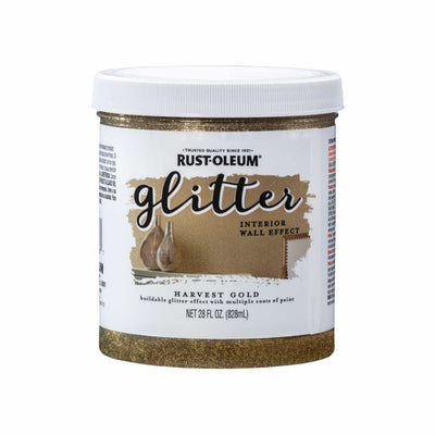 Rust Oleum Glitter Paint - 28 oz / Harvest Gold - Glitter