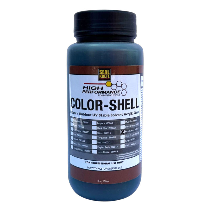 Seal-Krete High Performance Color Shell UV-Stable Concrete Stain 16 oz 