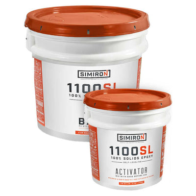 SIMIRON 1100SL 100% Solids Epoxy 3 Gallon Kit - Clear / 3 