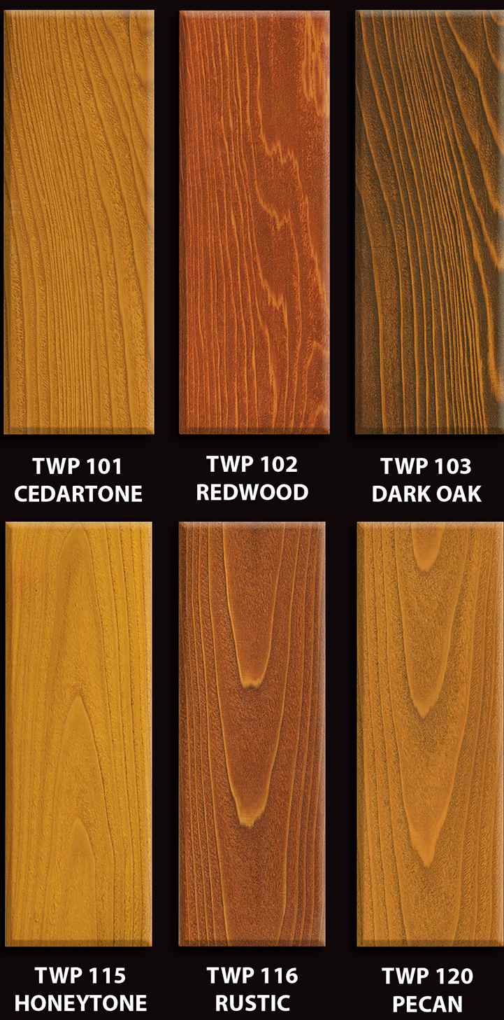 TWP 100 Pro Series Color Chart