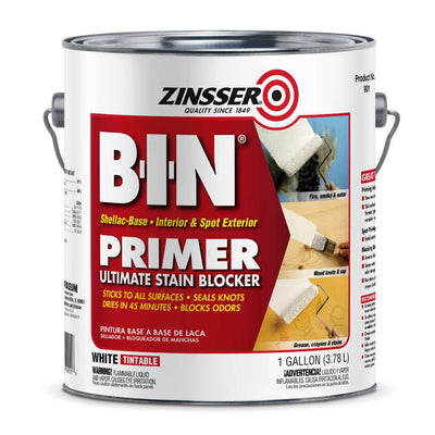 Zinsser B-I-N Shellac-Base Primer White Gallon 901